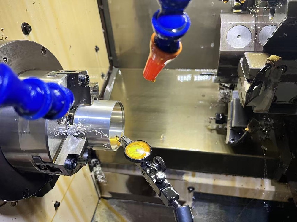 CNC Lathing machining aluminum 6061